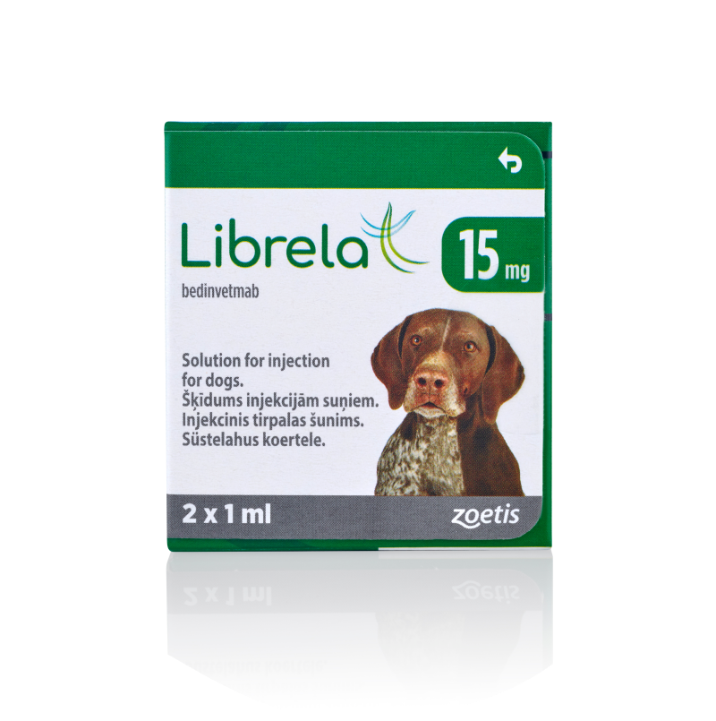 Librela injection for dogs, 15 mg box.